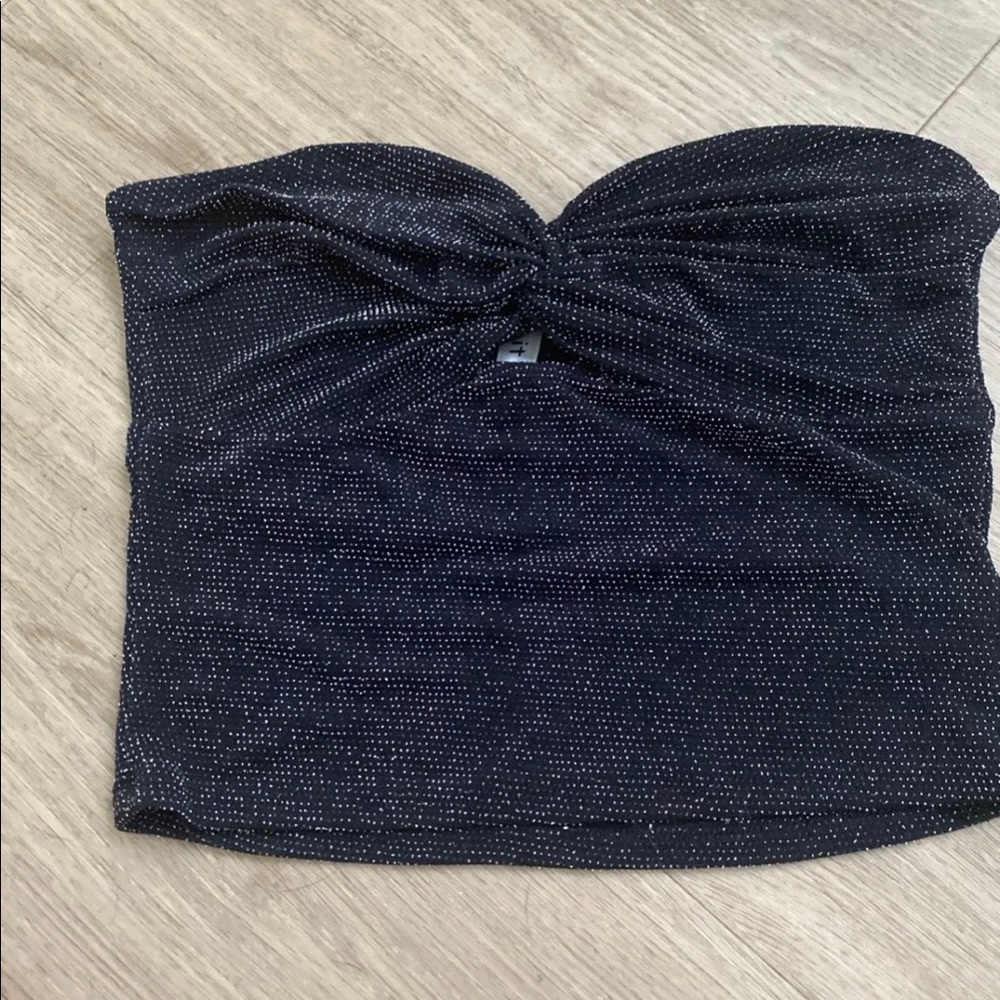 Black sparkly top